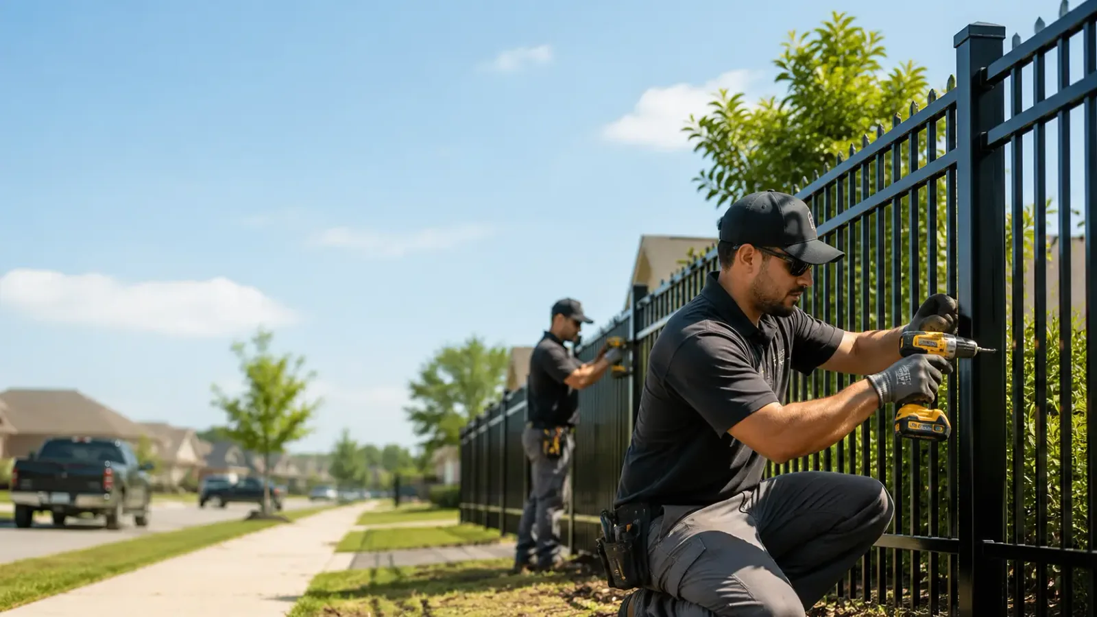Metal Fence Installation in Railroad, PA